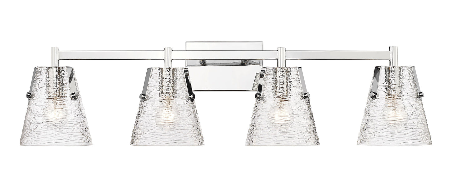 Z-Lite Analia 36-in 4 -Light Polished Chrome Transitional Vanity light