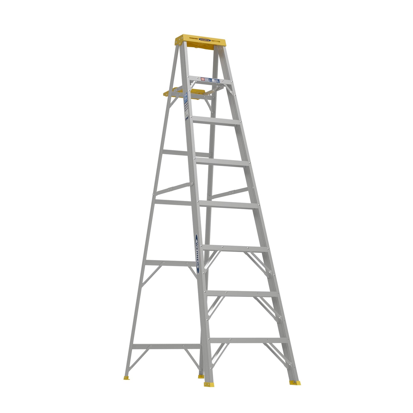 Werner 360 8-ft Aluminum Type 1- 250-lb Load Capacity Step Ladder 368