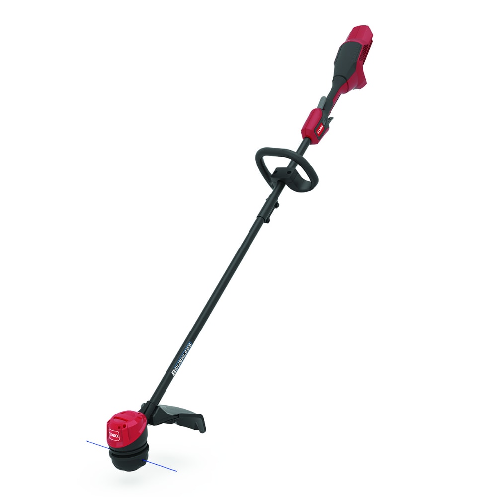 Toro Flex-Force 60-volt Max 15-in Straight Shaft Battery String Trimmer (Battery and Charger Not Included) 51831T