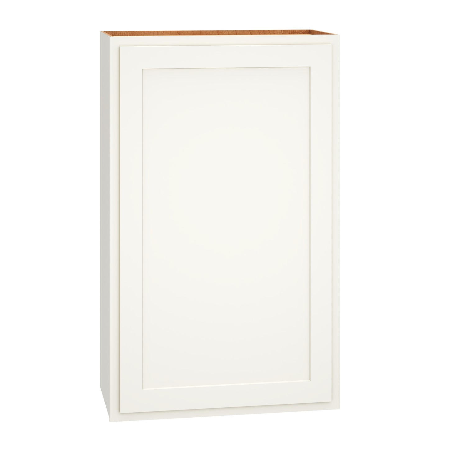 Diamond Express Jamestown 24-in W x 39-in H x 12-in D White Partial Overlay Wall Fully assembled Plywood Cabinet Recessed Panel Shaker