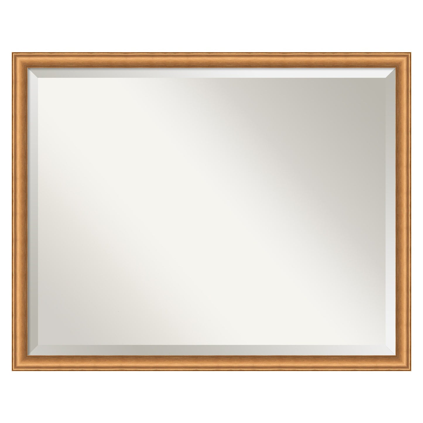 Amanti Art Salon Scoop Copper Frame 30-Inches W x 24-Inches H Rectangle Salon Scoop Copper Framed Vanity Mirror