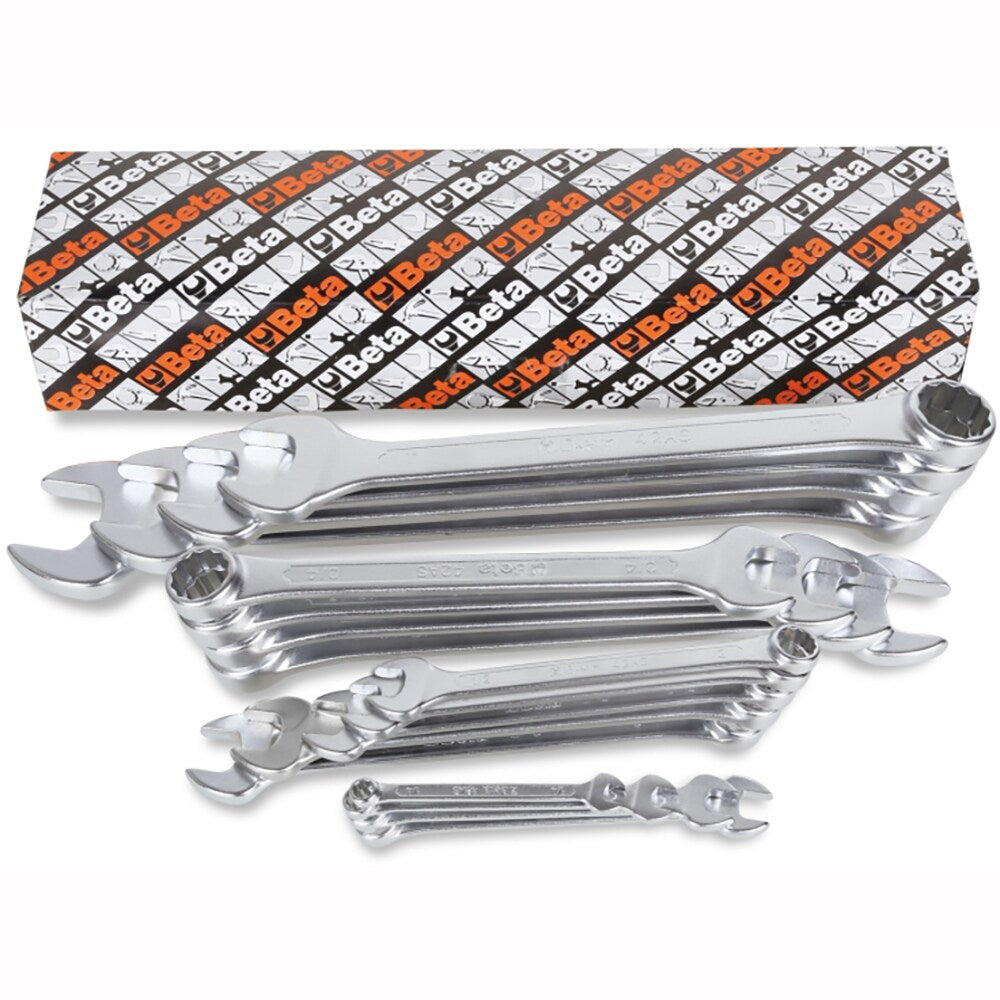 Beta 17-Piece Set 12-point Metric Offset Combination Wrench 420168