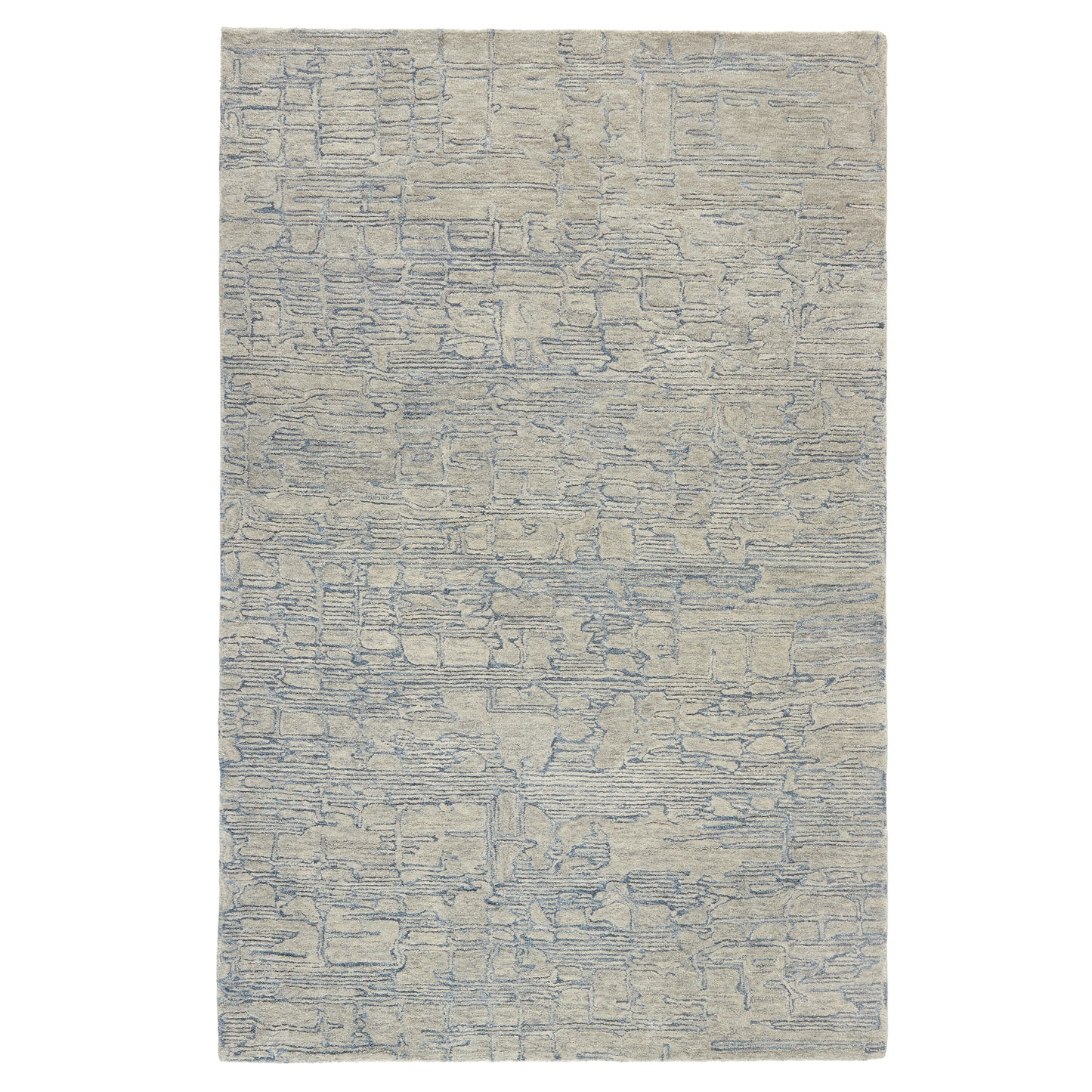 Town & Country Living 8 x 10 (ft) Loomed Grey Rectangular Indoor Abstract Area rug