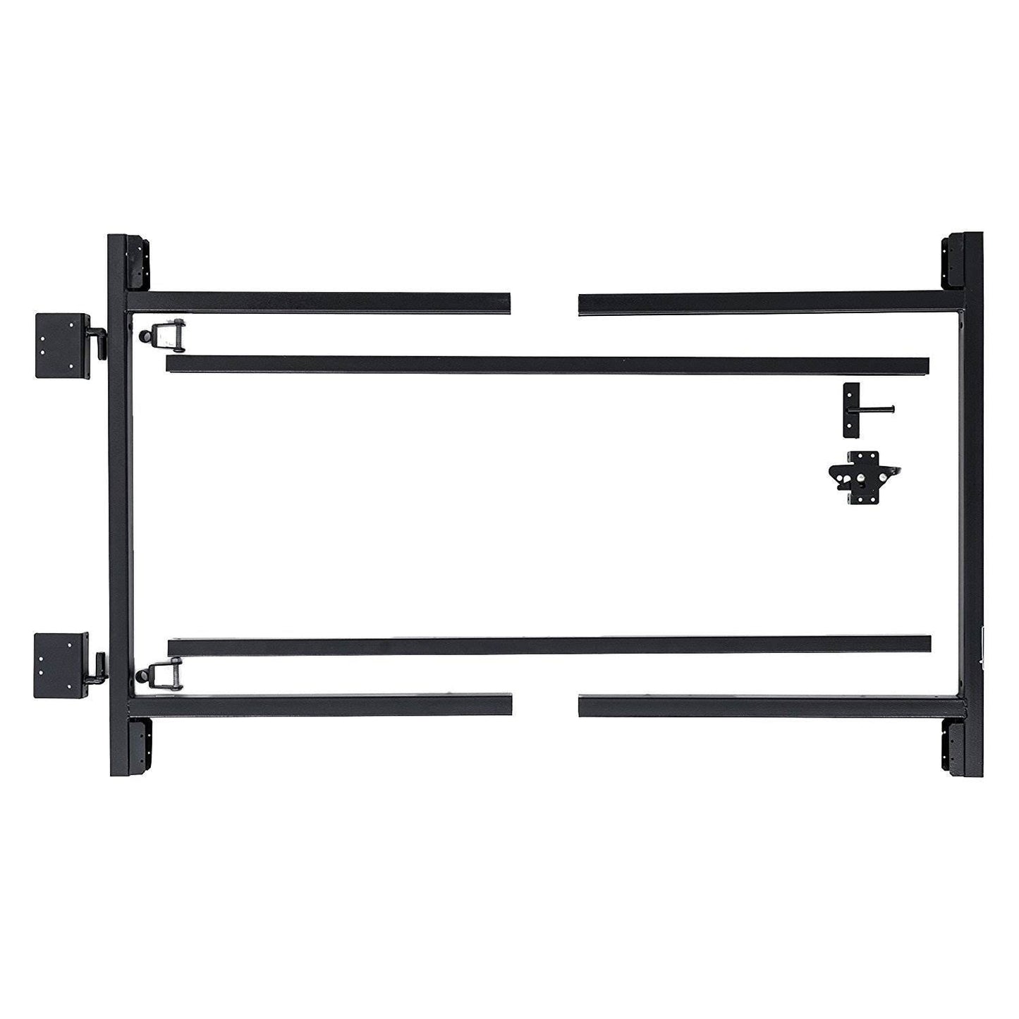 Adjust-A-Gate 2-Pack 94-in Black Gate Hardware Kit 110970