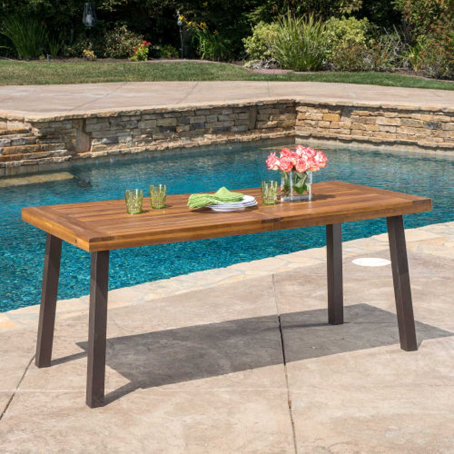Zeus & Ruta Dining Table Rectangle Dining Table 32.25-in W x 69-in L