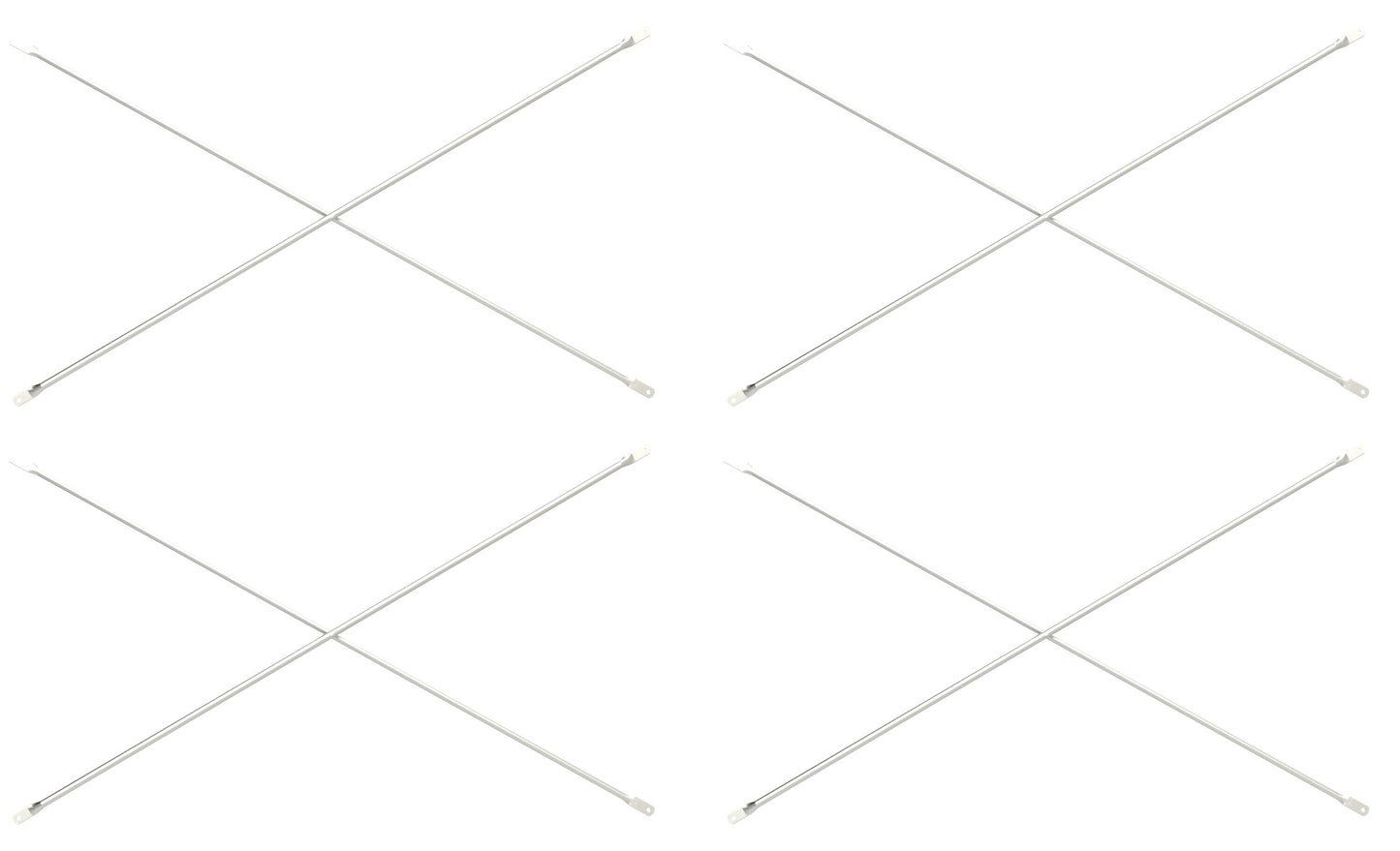 Build Frames Steel 1-in Cross Brace For Scaffolding 4-Pack BR0748HP4+BFL