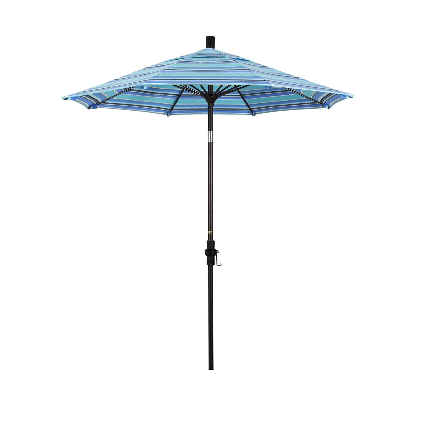 California Umbrella 7.5-Feet Aluminum Orange Market Patio Umbrella