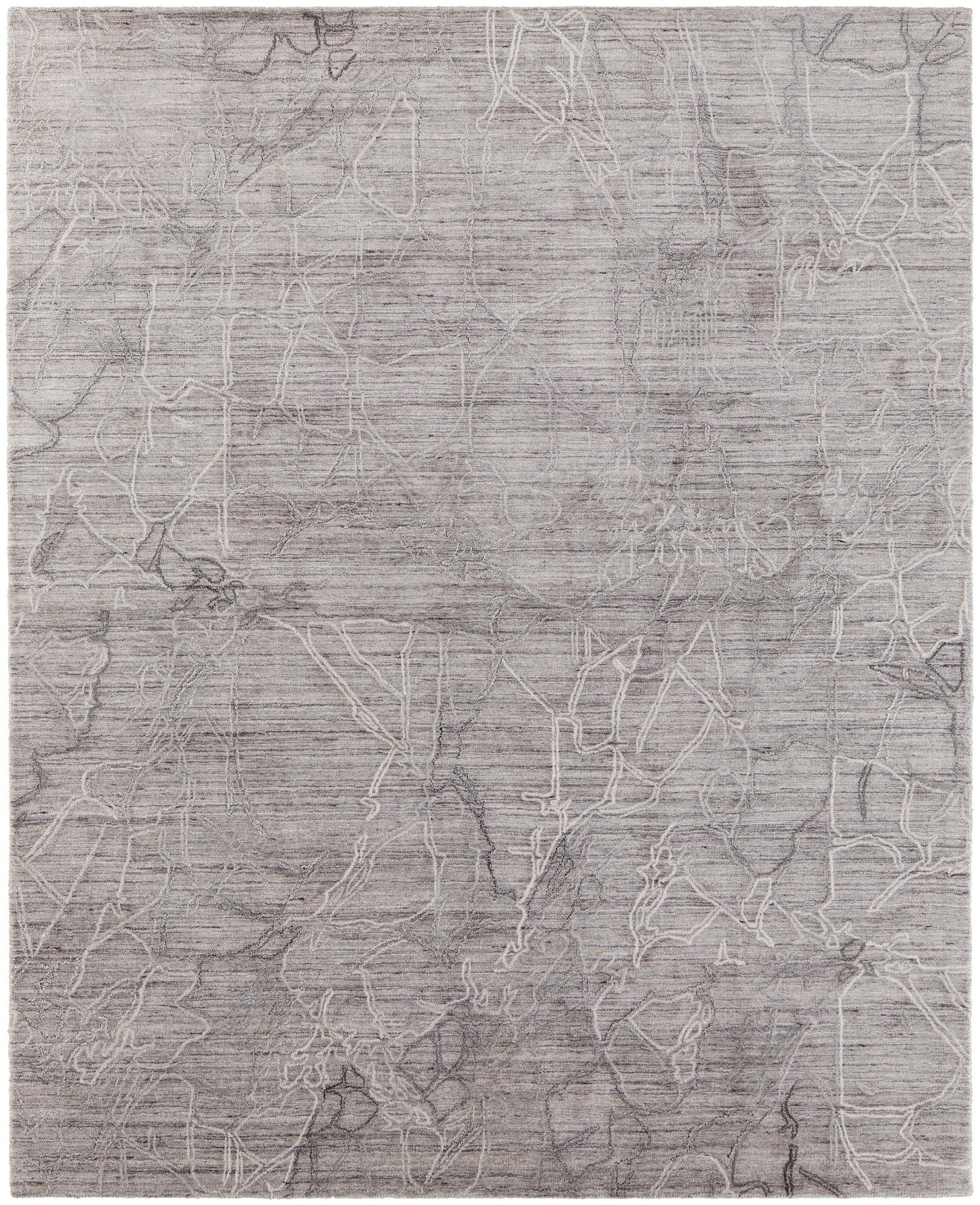 Room Envy 5 x 8 (ft) Loomed Gray/Tan/Ivory Rectangular Indoor Abstract Area rug