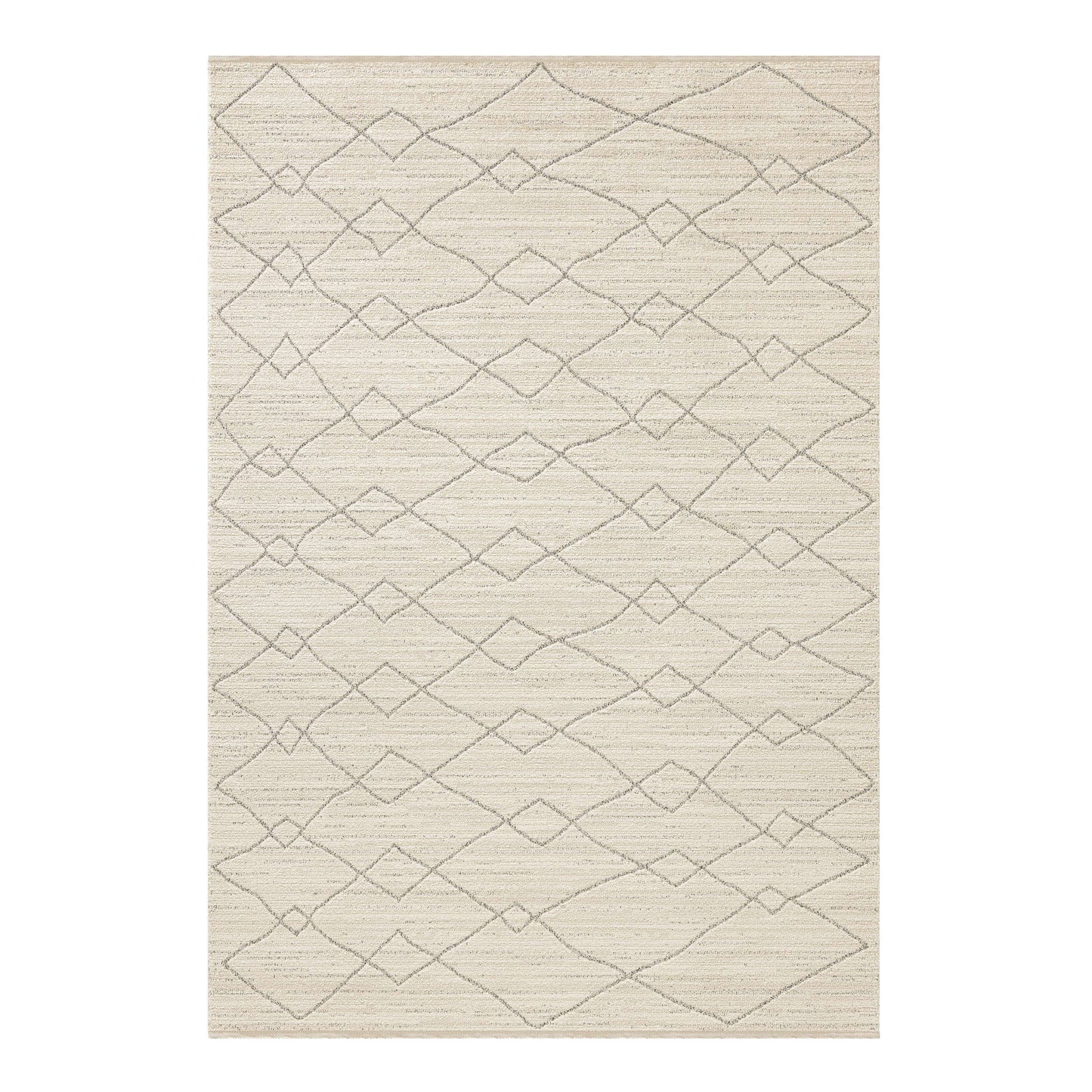 Obeetee Wilds 6 x 9 (ft) Loomed Natural Rectangular Indoor Pet Friendly Area rug