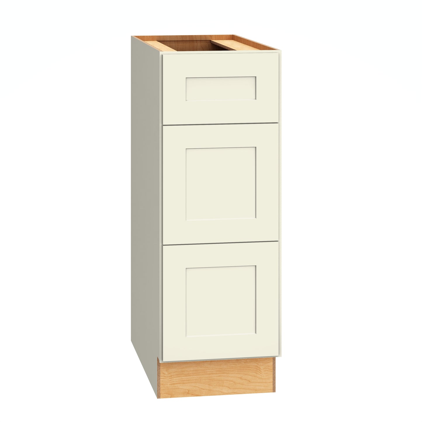 Diamond Express Jamestown 12-in W x 34.5-in H x 24-in D Steam 3 -Drawers Drawer Base Fully assembled Plywood Cabinet Recessed Panel