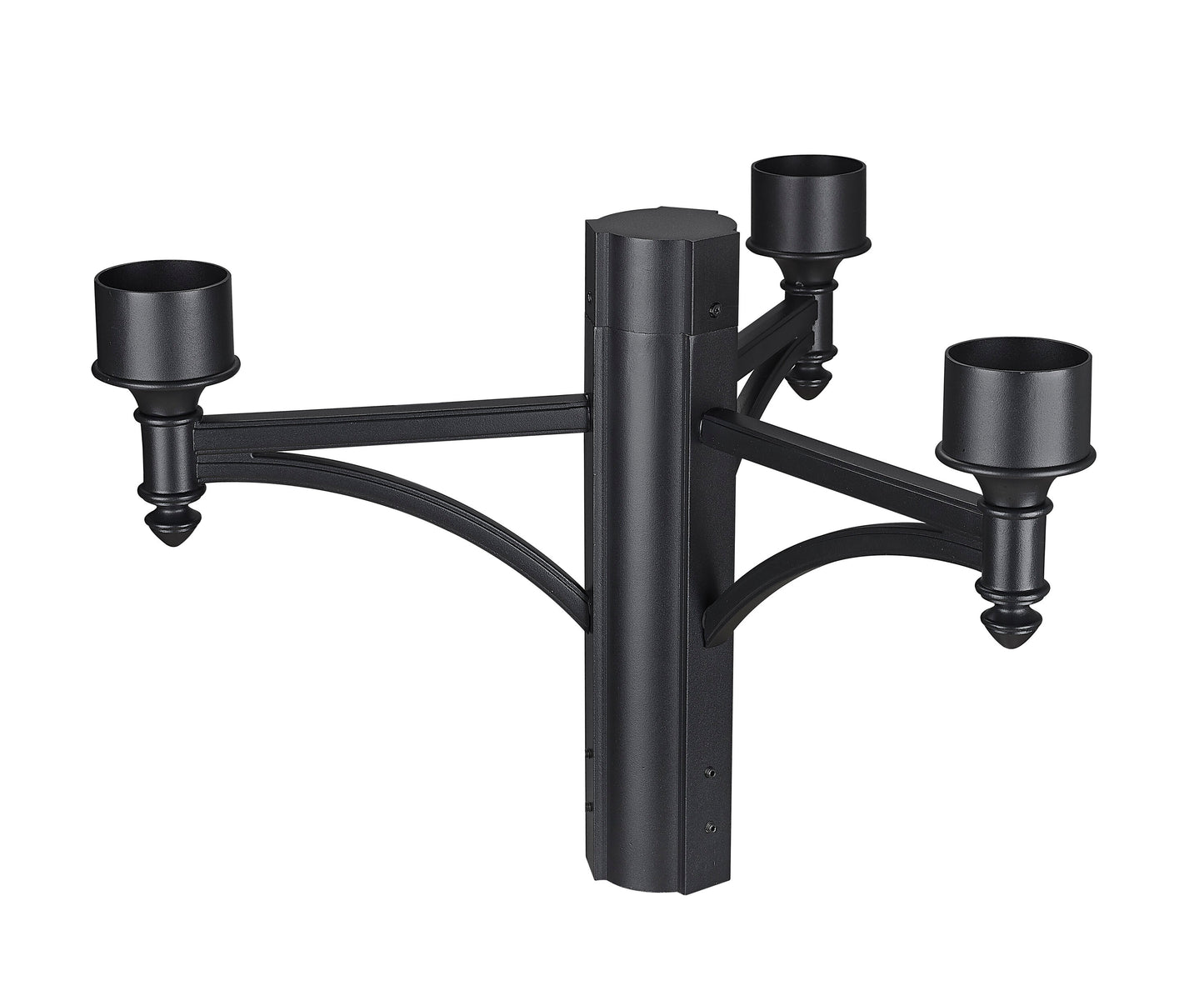 Z-Lite Outdoor 15.75-in Black Coastal Outdoor Pole
