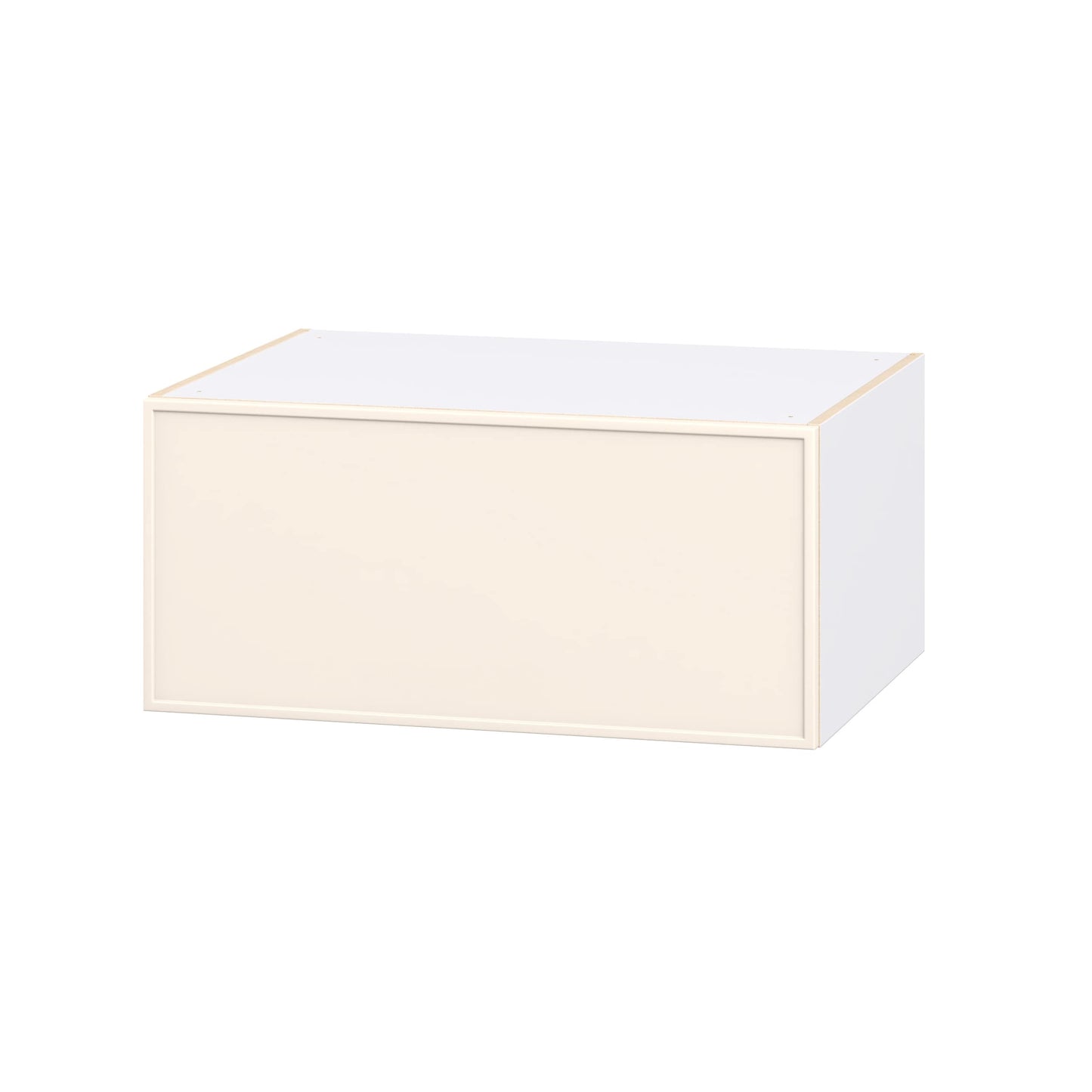 Hugo&Borg Chapel Hill 33-in W x 15-in H x 24.66-in D Washed Linen Wall Fully assembled Cabinet Flat Panel