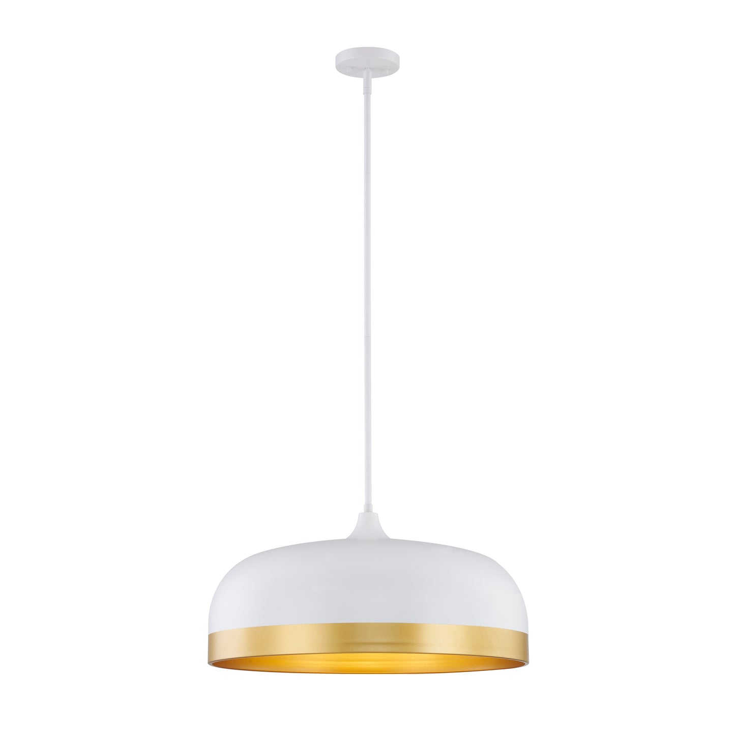 Millennium Lighting Amarra 4 -Light Matte White Modern/contemporary Dome Large Hanging Pendant light