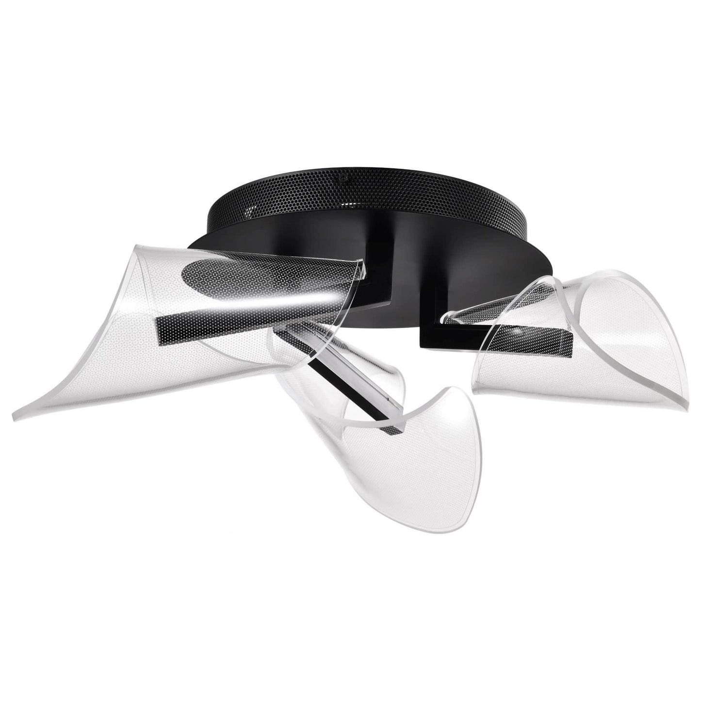 Nuvo Lighting Sedona - Light Matte Black LED Steel Flush Mount Light