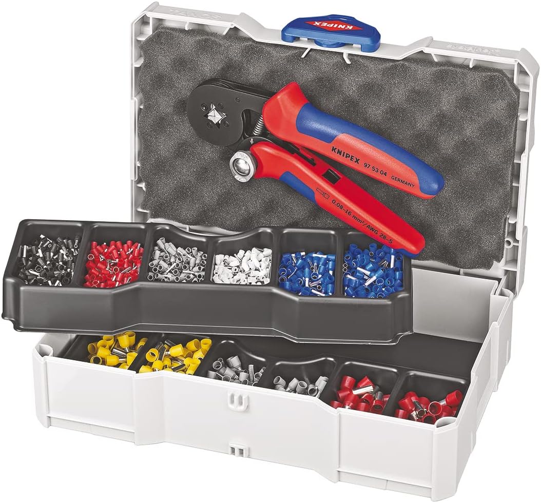 Knipex 97 90 09 Crimp Assortments 0,5-10mm with Crimping Pliers