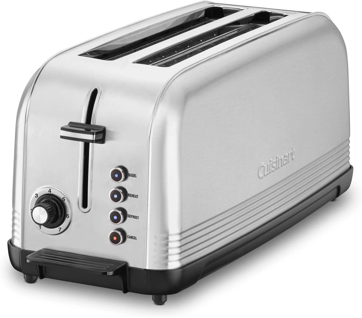 Cuisinart CPT-2500 Long Slot Toaster, Stainless Steel, Silver, 2-slice long slot