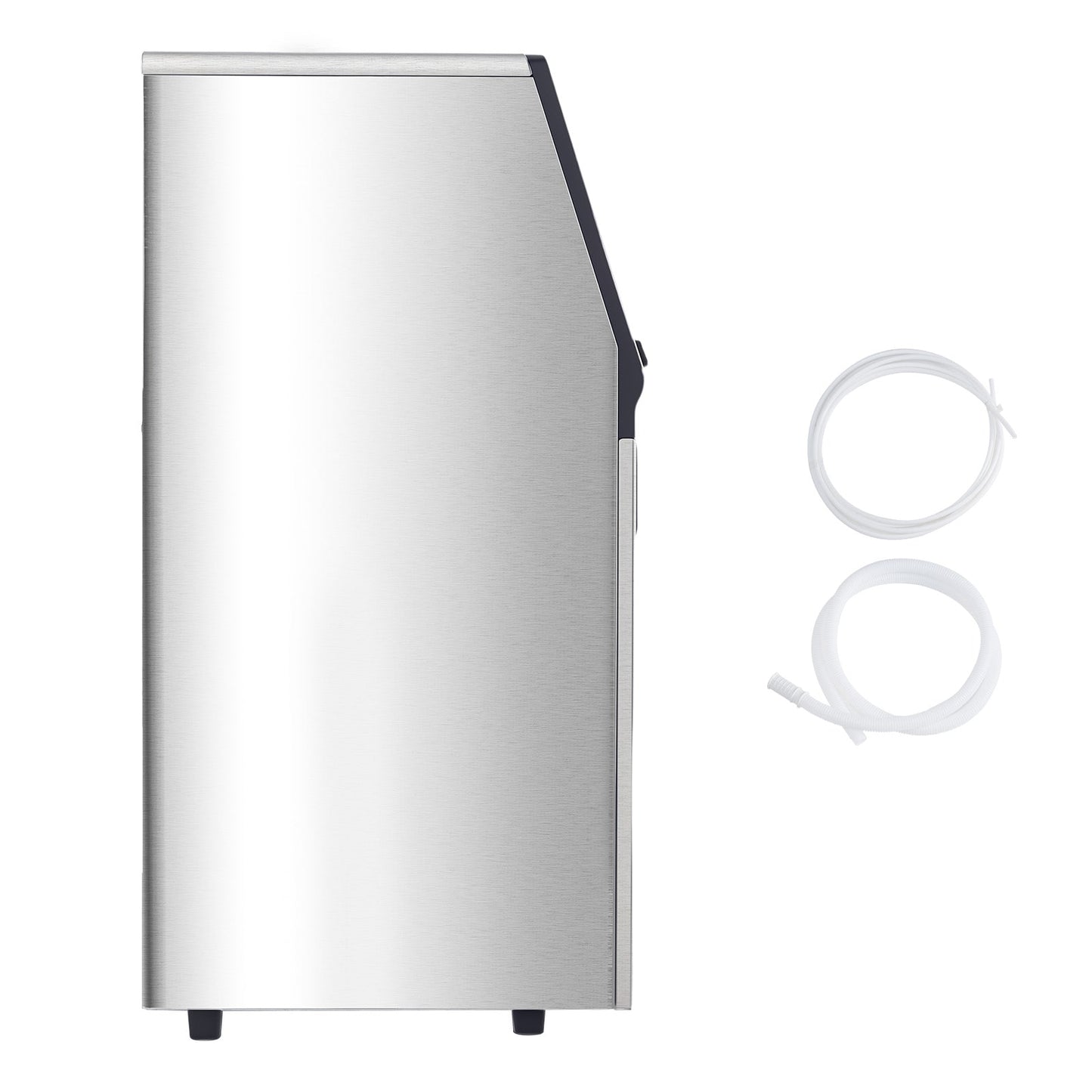 SVOPES Commercial Ice Maker 160-lb Ice Per day Cubed Ice Maker ( Stainless steel )