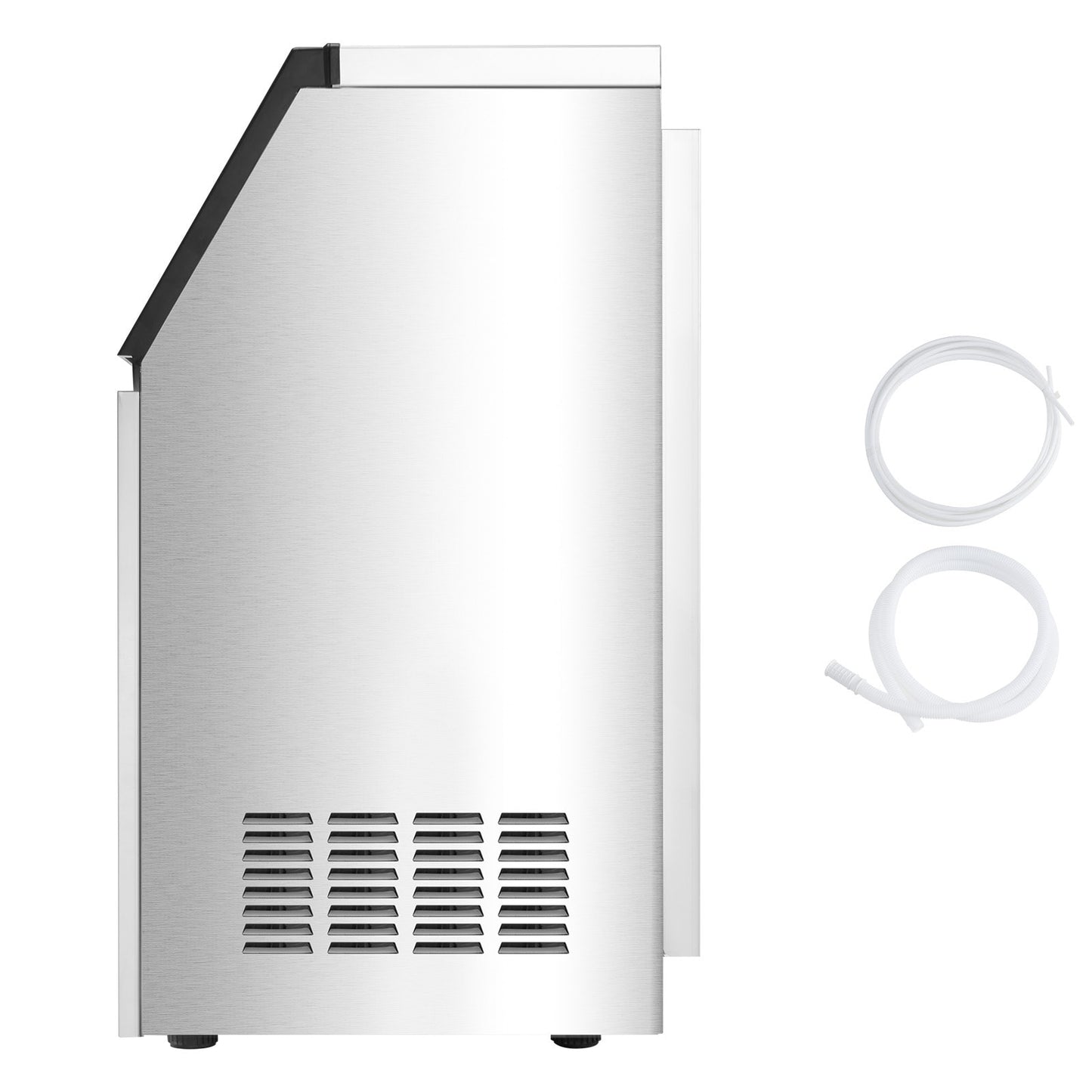 SVOPES Commercial Ice Maker 110-lb Ice Per day Cubed Ice Maker ( Stainless steel )