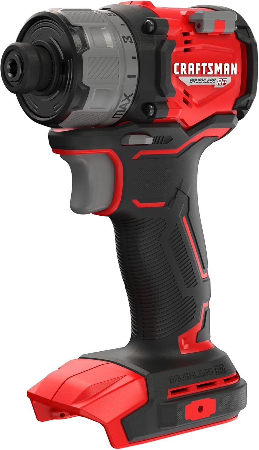 CRAFTSMAN V20 Cordless Screwdriver, Bare Tool Only (CMCF610B)