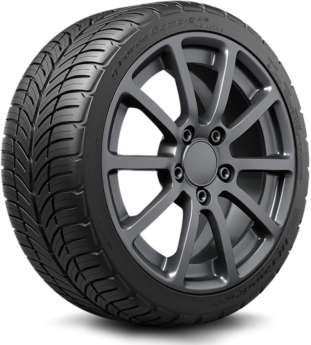 BFGoodrich G-Force Comp-2 A/S Plus All-Season Radial Car Tire for Ultra-High Performance, 205/55ZR16 91W