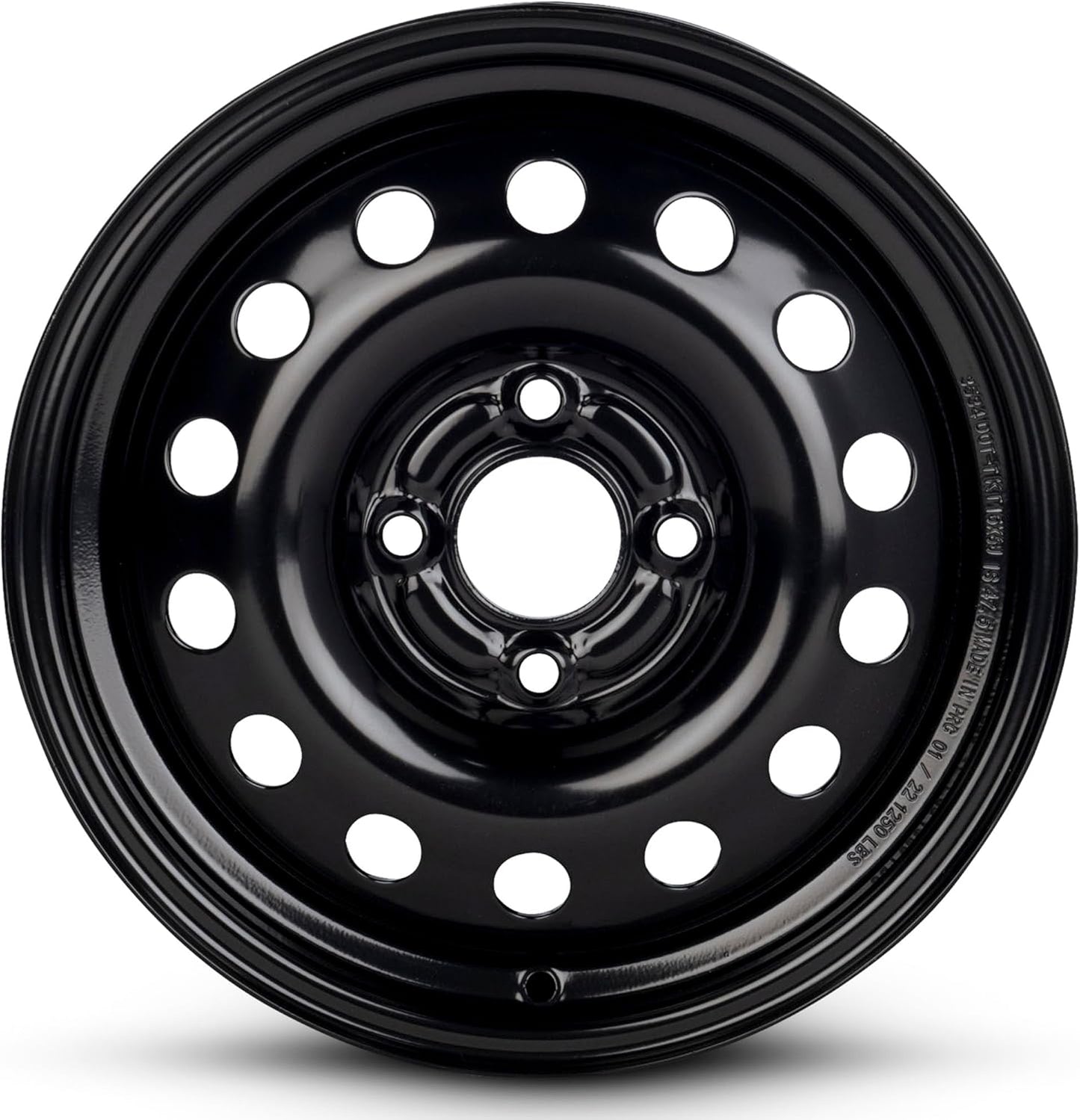 For 2004-2011 Ford Focus 15 Inch Painted Black Rim - OE Direct Replacement - Road Ready Car Wheel