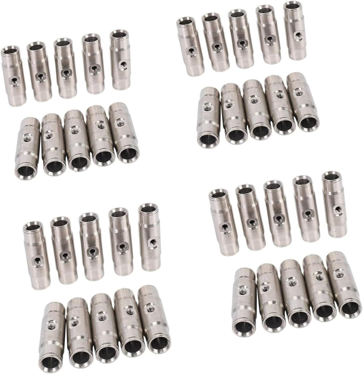 40Pcs 3/8 Inch Slip Lok Misting Nozzle Coupling Tees 10:24 UNC 1000 PSI Quick Connect for Outdoor Cooling System