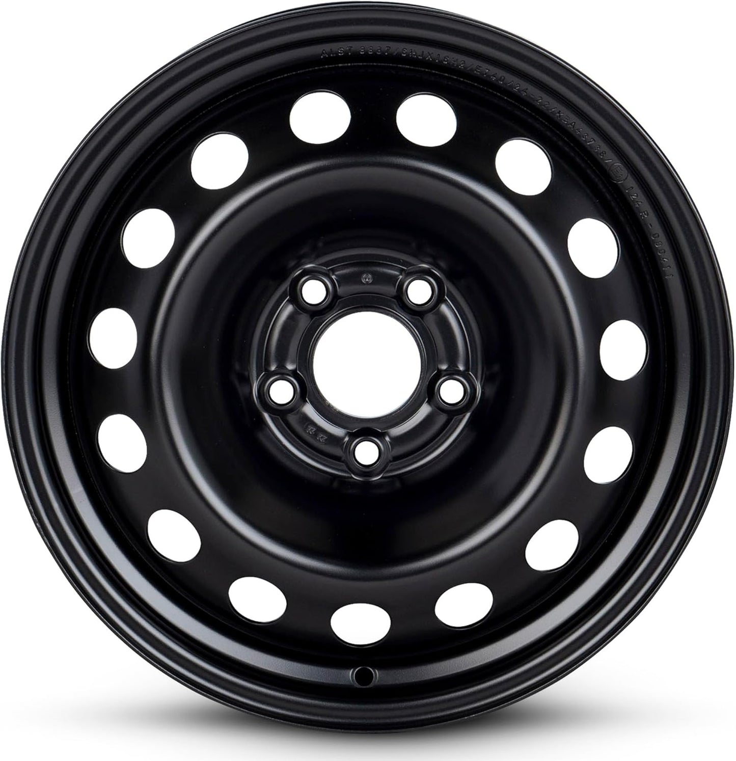 For 2019-2024 Jeep Renegade 16 Inch Painted Black Rim - OE Direct Replacement - Road Ready Car Wheel