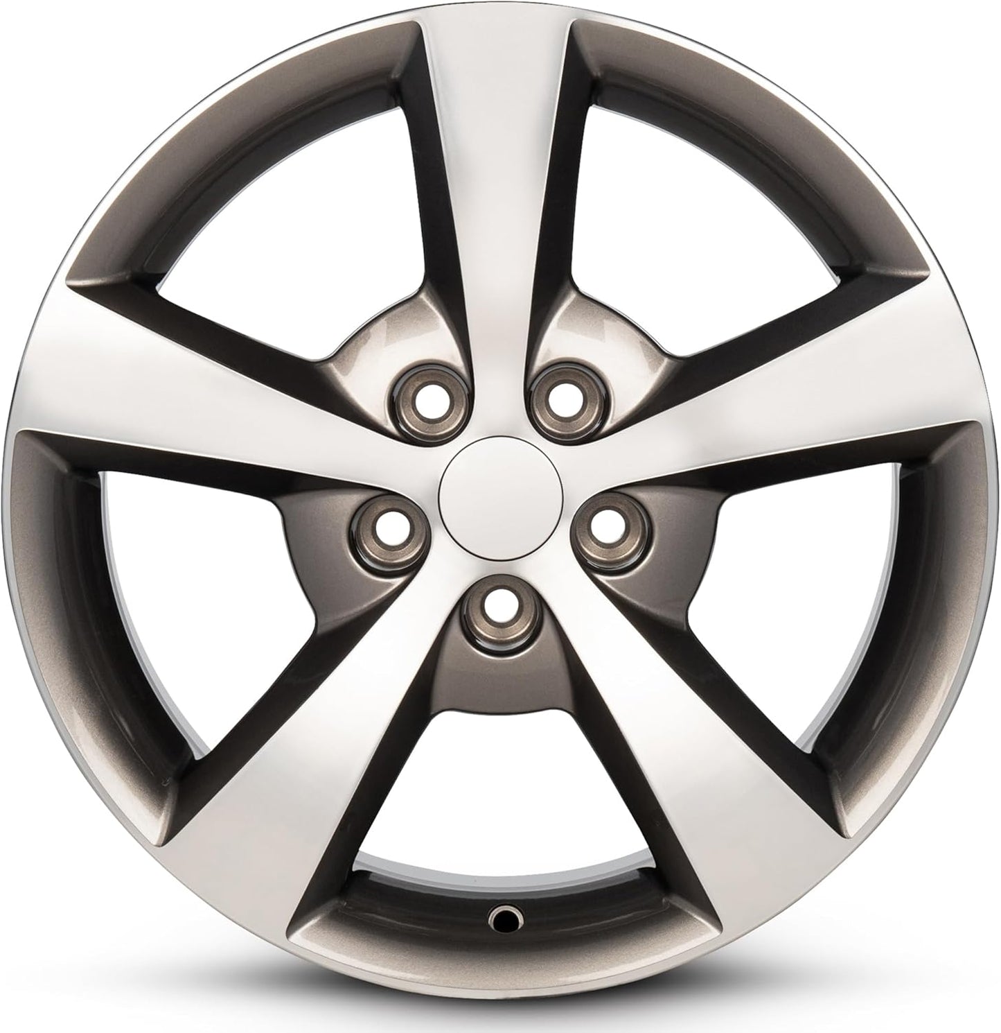 for 2006-2012 Chevrolet Malibu 17 Inch Machined Face Silver Rim - OE Direct Replacement - Road Ready Car Wheel