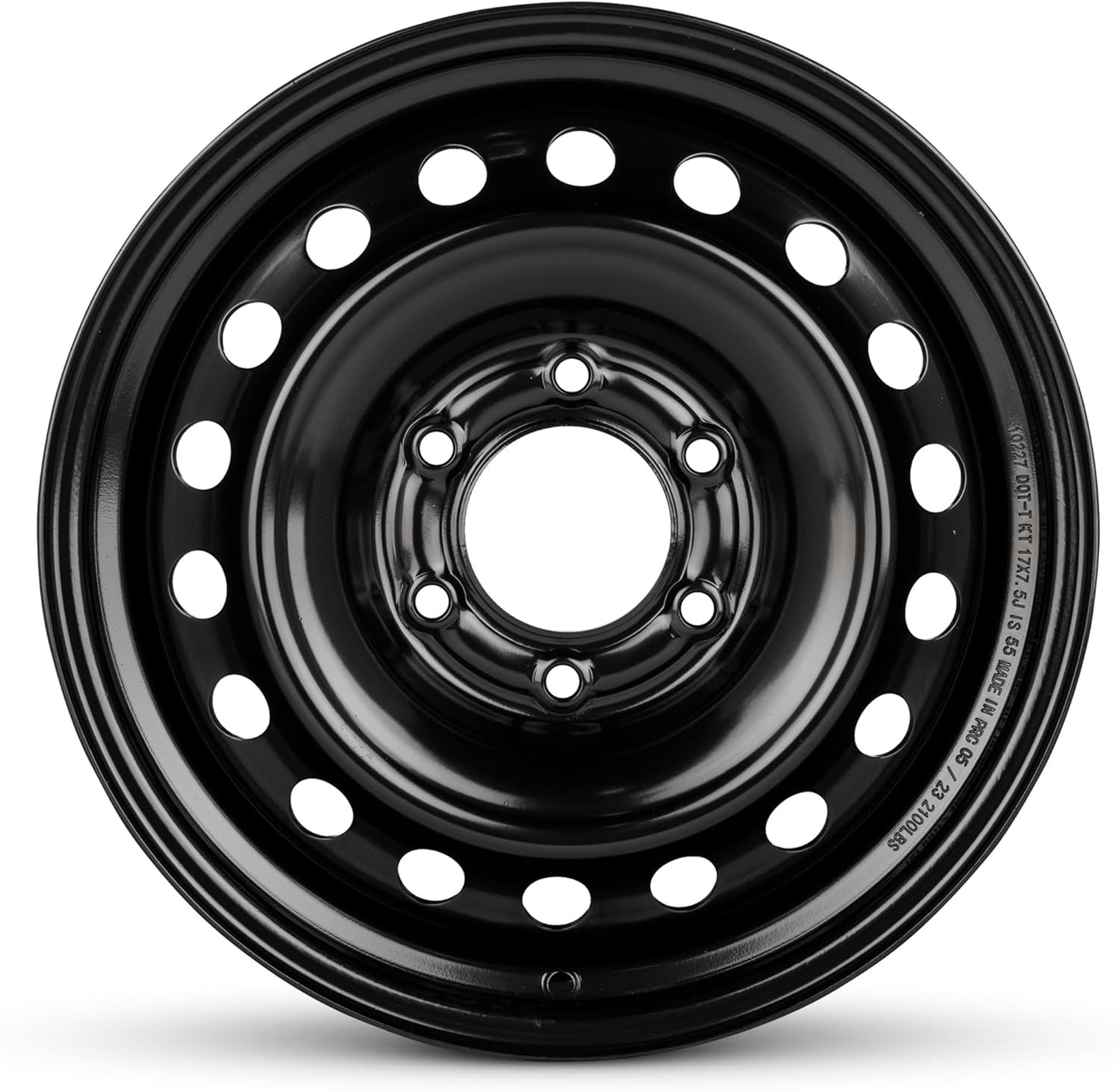 For 2019-2023 Ford Ranger 17 Inch Painted Black Rim - OE Direct Replacement - Road Ready Car Wheel