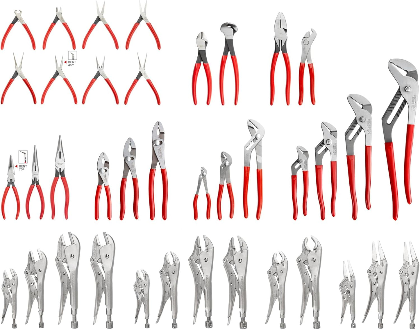 TEKTON Gripping, Cutting, Locking, and Mini Pliers Set (38-Piece) | PLR99021