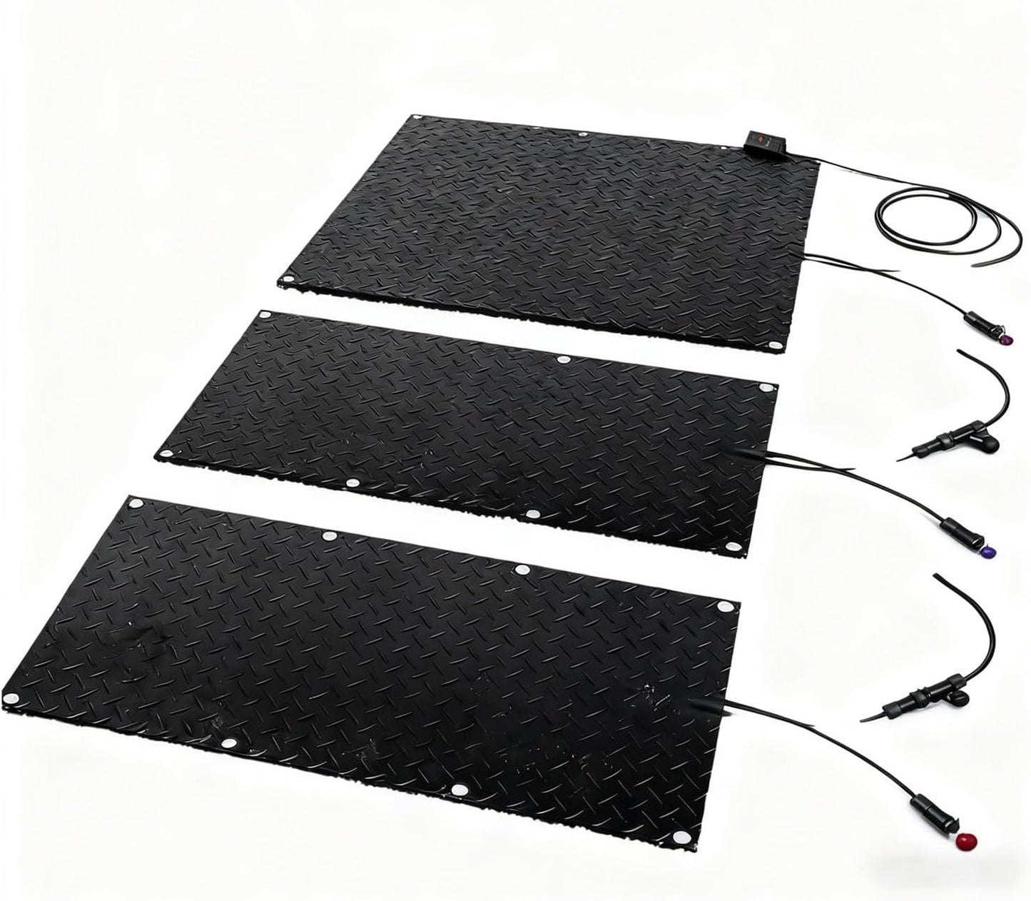 Electric Snow Melting Mat, Heated Snow Melting Mats Outdoor Waterproof Anti-Leakage Safety, Instant Heat for Walkways, Stairs, Driveways, Durable Non-Slip Winter Mats for Homeowners