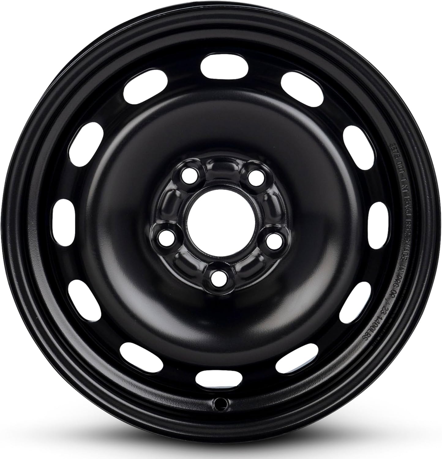 for 2012-2018 Ford Focus 15 Inch Painted Black Rim - OE Direct Replacement - Road Ready Car Wheel