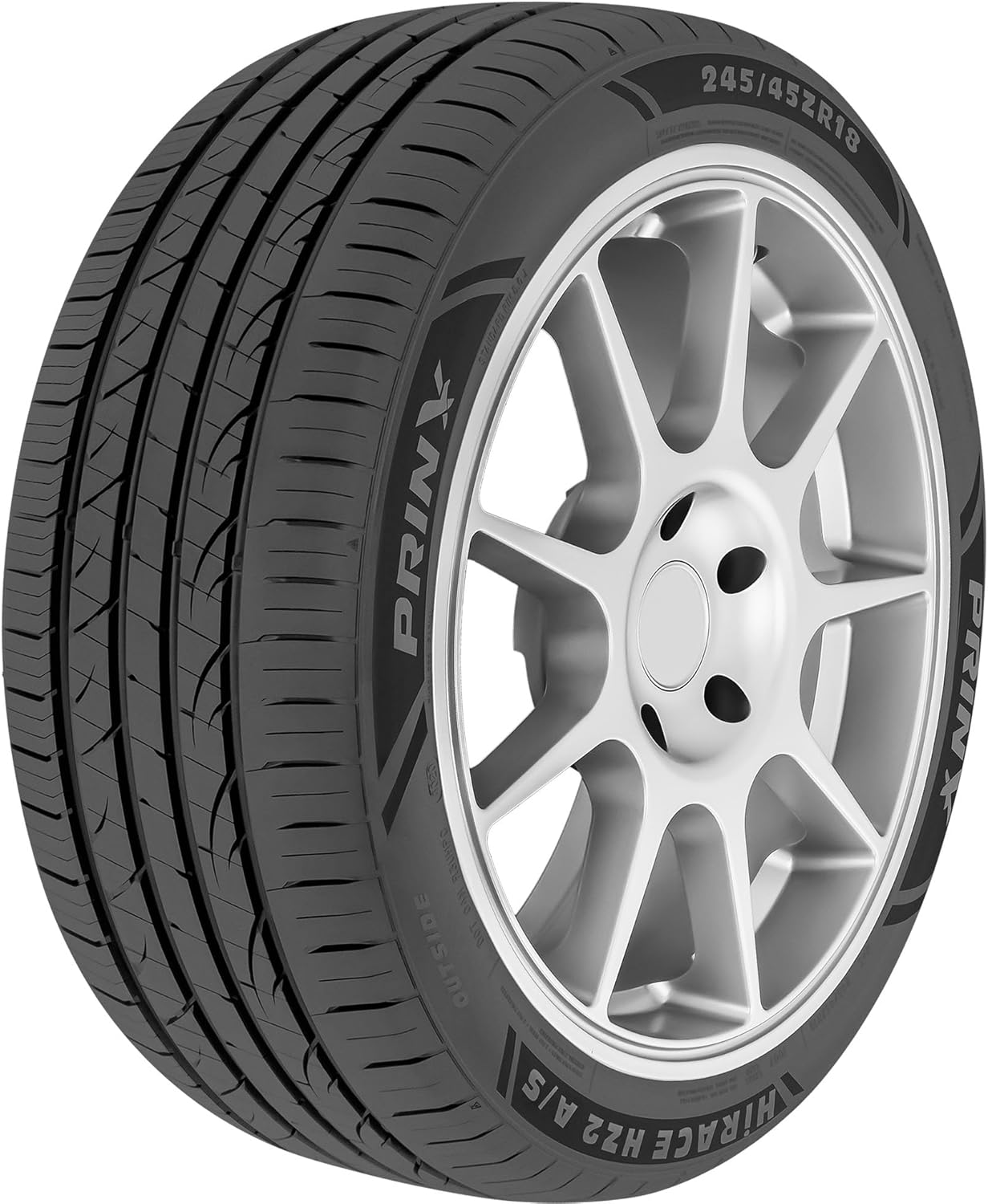 Prinx HiRACE HZ2 A/S UHP All Season 215/45ZR17 91W XL Passenger Tire