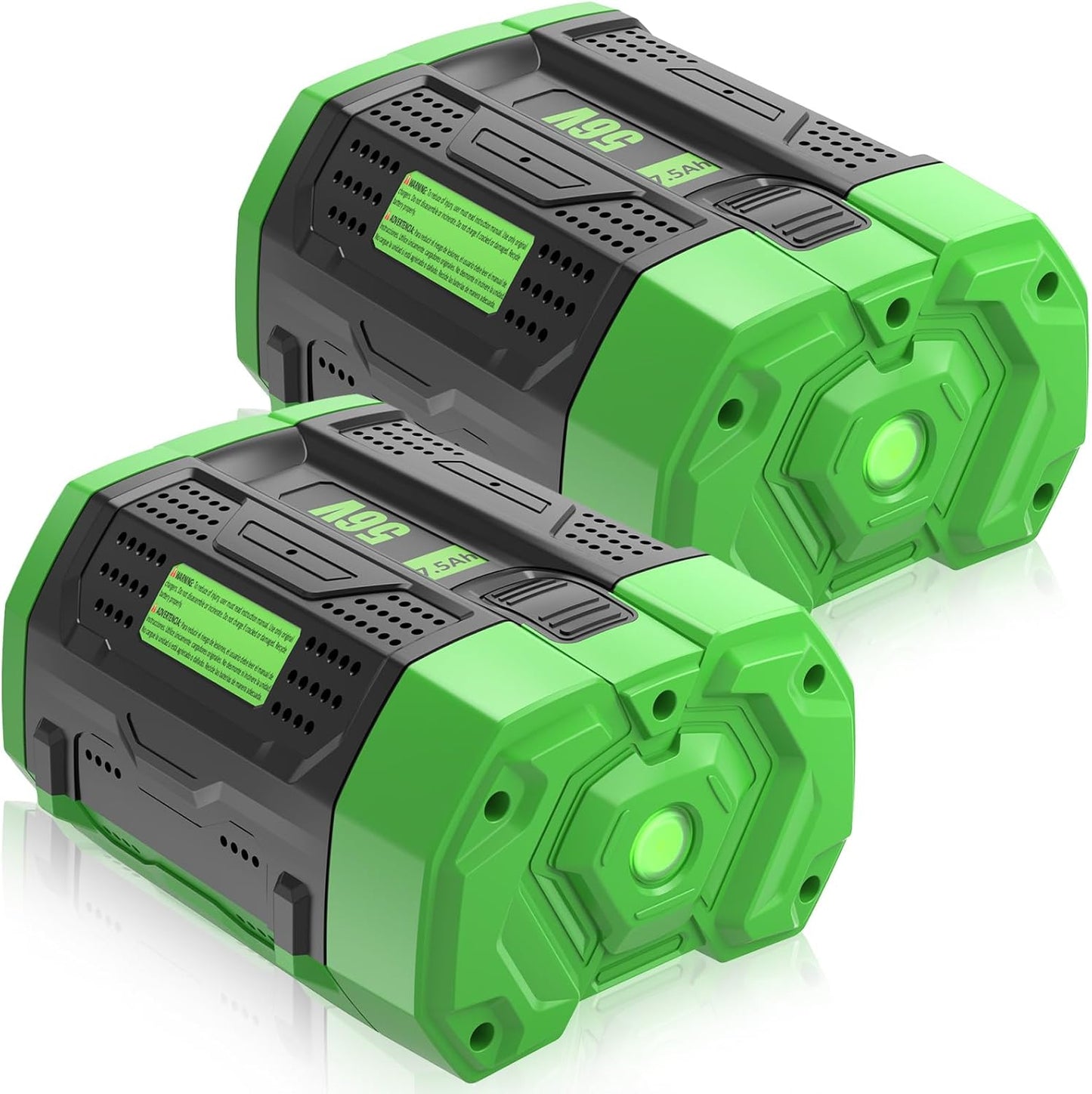 7500mAh Replacement for EGO 56V Battery Compatible with EGO 56 Volt Lithium Battery Power+ Tools BA2800 BA4200 BA4200T CS1604 CS1804 CS1403 HT2400 LB6504 LB5804 LB6500 LB4800 PH1400 Tools(Green)