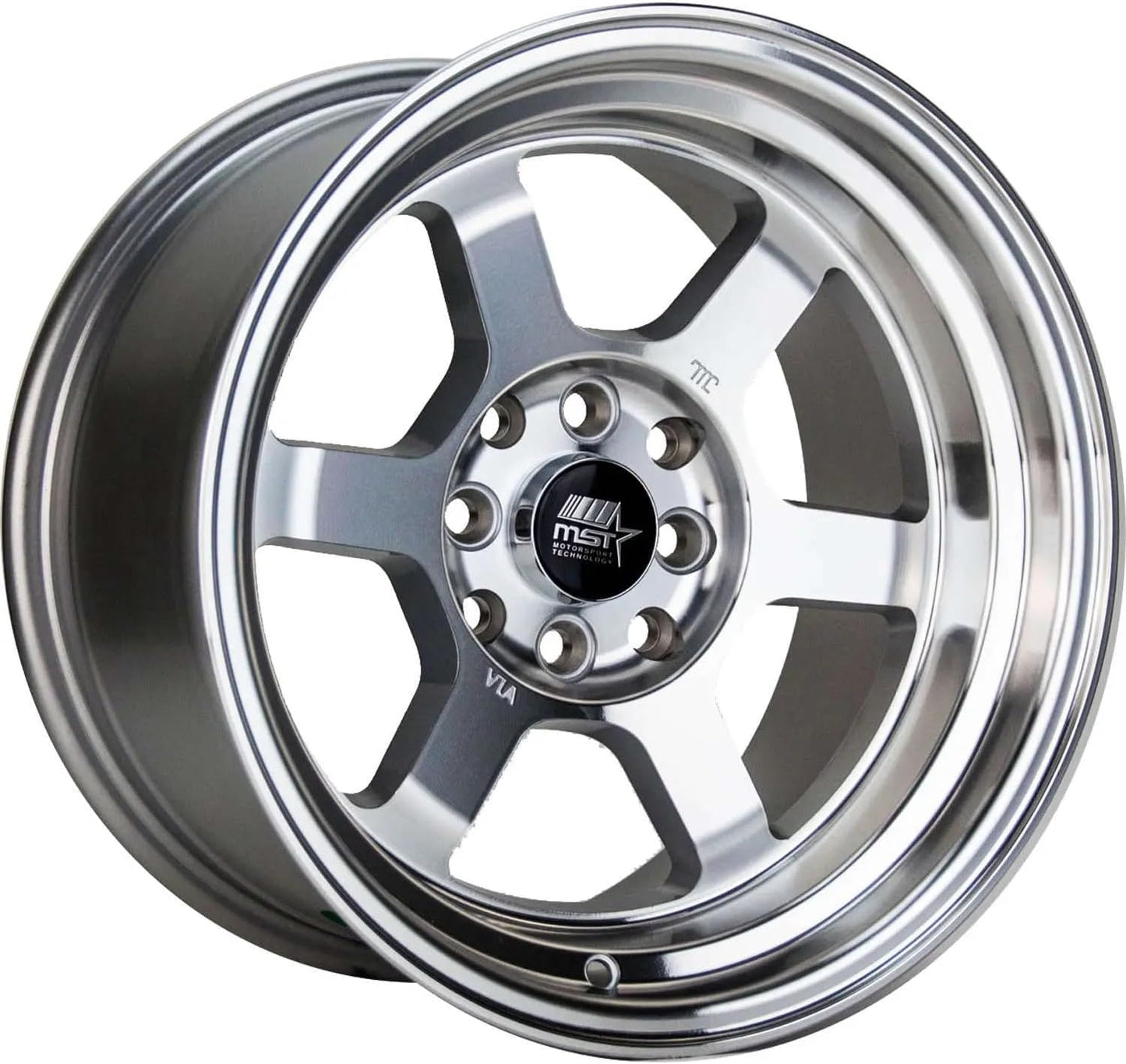 Time Attack 15x8.0 4x100/4x114.3 0 ET 73.1 CB Machined Single Wheel/Rim by MST