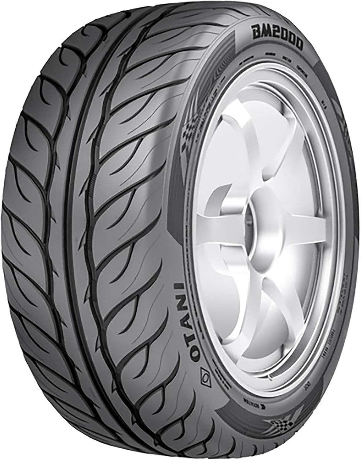 Otani BM2000 UHP Summer 195/50R15 82V Passenger Tire