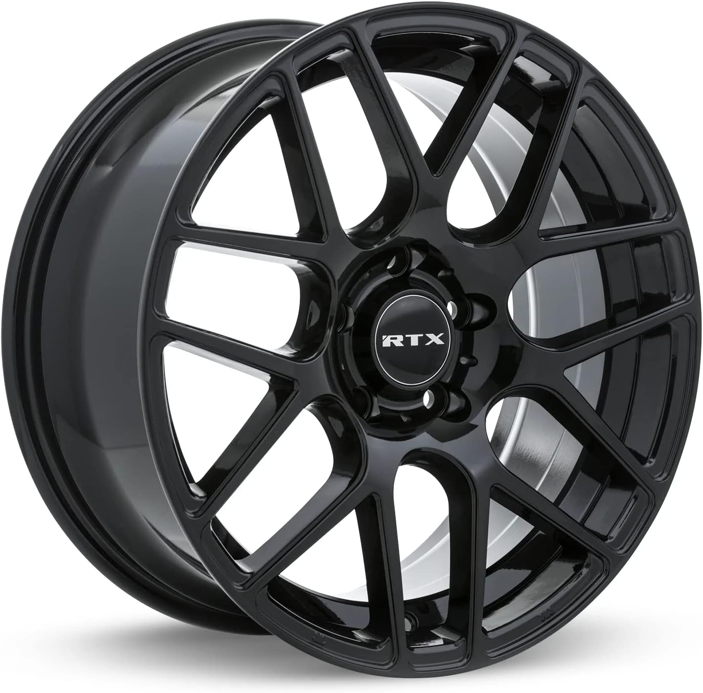 RTX ENVY Custom Wheel - 16x6.5, 38 Offset, 5x100 Bolt Pattern, 73.1mm Hub - Gloss Black Rim