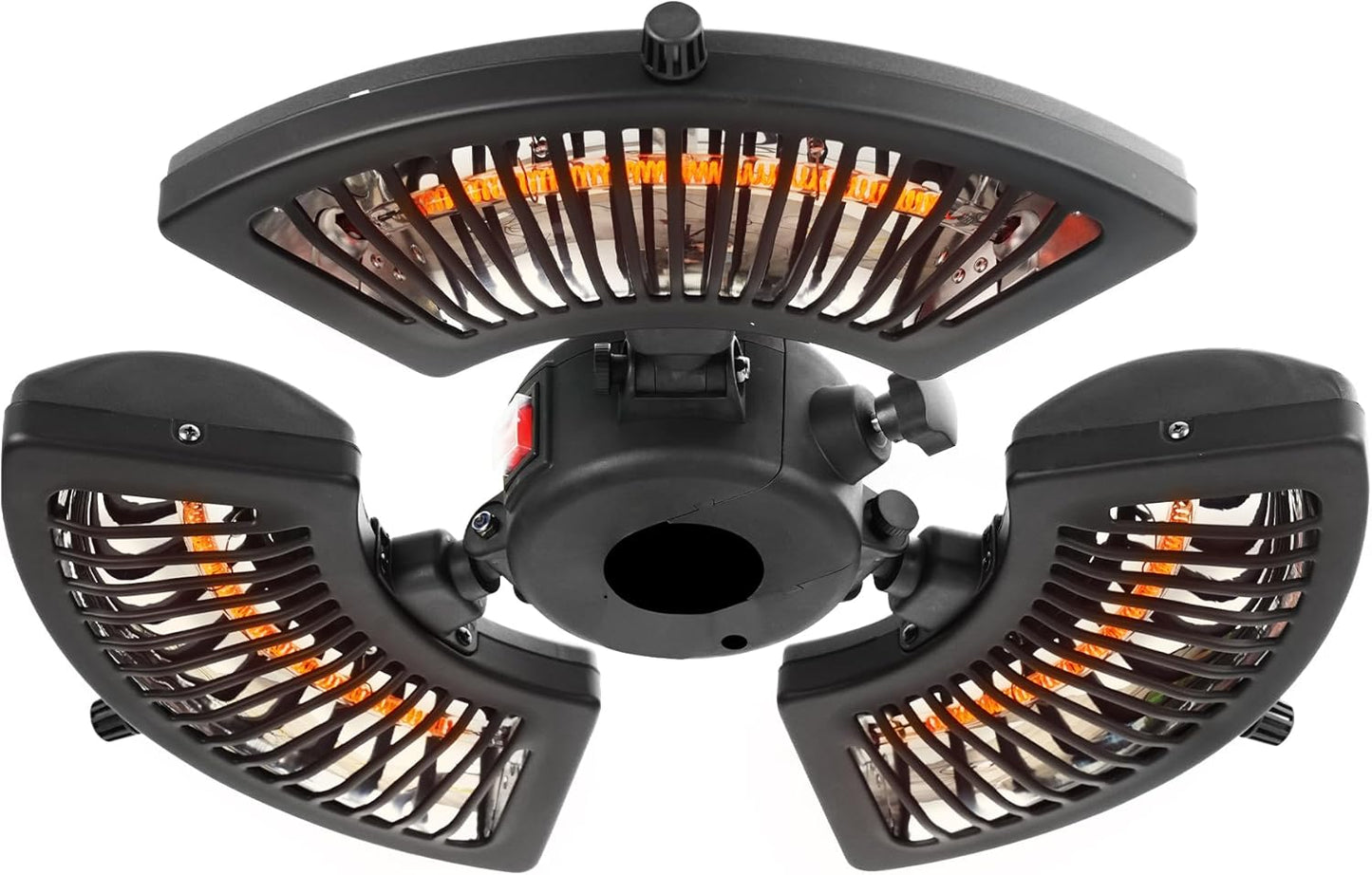 Star Patio Outdoor Heater, Electric Parasol Heater, Umbrella Patio Heater with 3 Heat Levels, 1500W Instant Heating, Tip-Over & Overheat Protection, Infrared Patio Heater, ZHQ2027-P