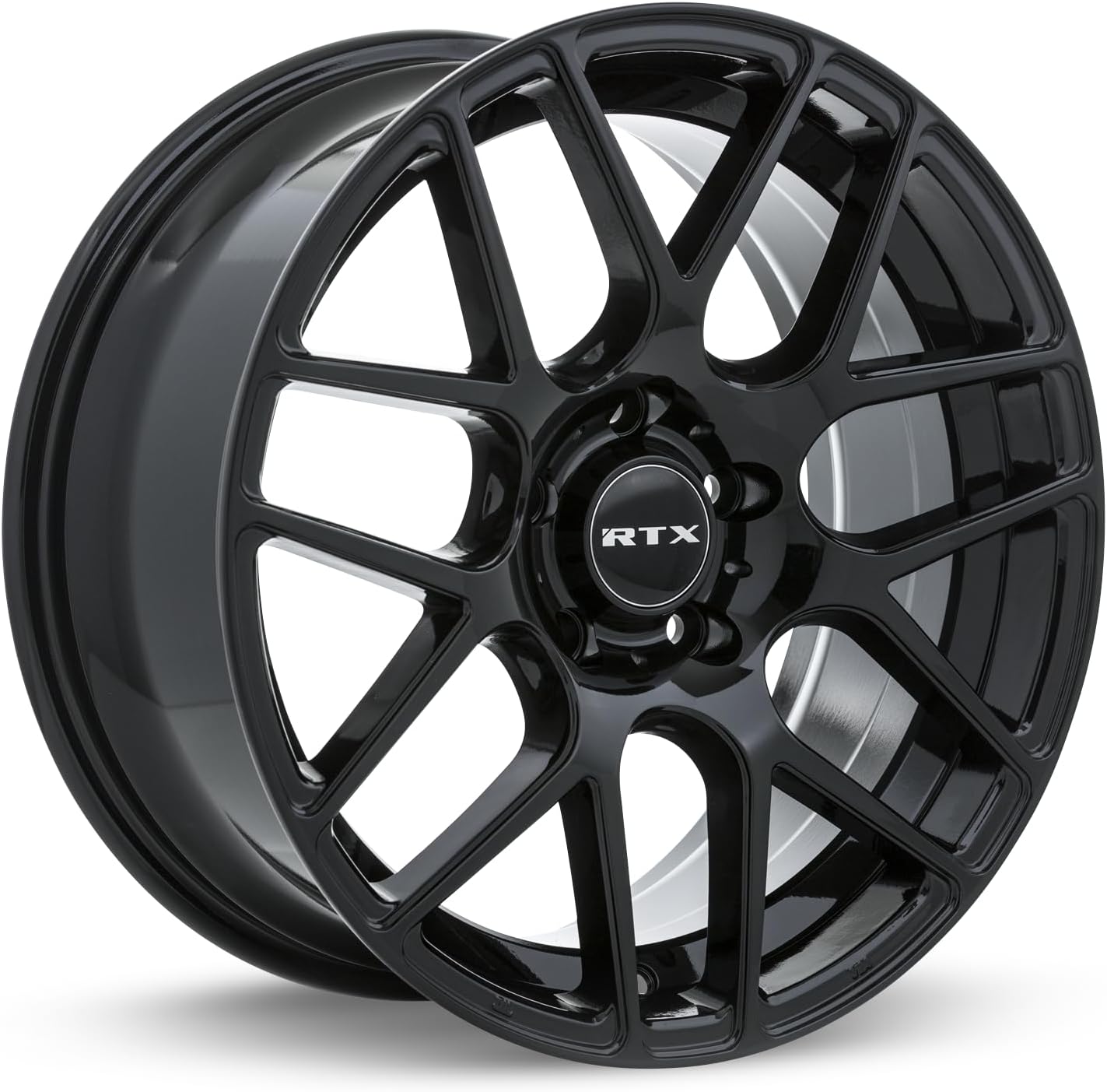 RTX ENVY Custom Wheel - 16x6.5, 38 Offset, 5x105 Bolt Pattern, 56.6mm Hub - Gloss Black Rim