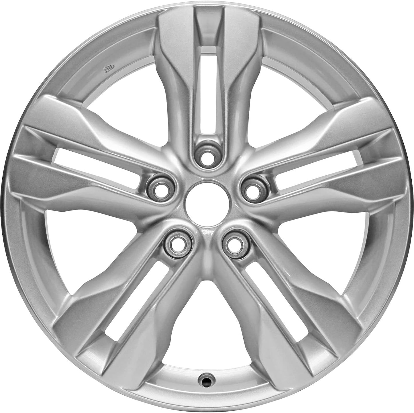 Factory Wheel Replacement New 17x7 inches 17 Inch Premium Aluminum Alloy Wheel Rim for Nissan Rogue 2011 2012 2013 2014 2015 | ALY62574U20N | Direct Fit - OE Stock Specs, Silver
