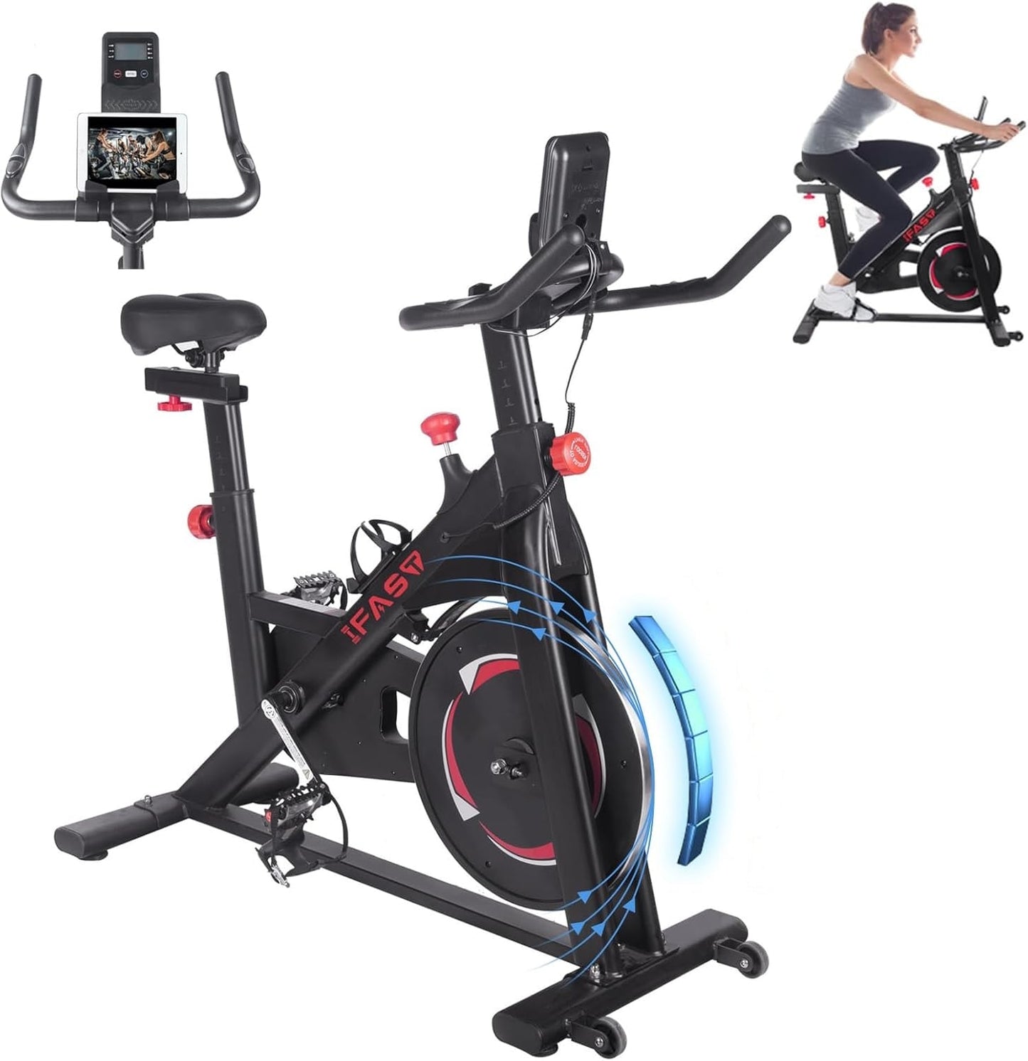 Flynama Magnetic Upright cycle Exercise Bike