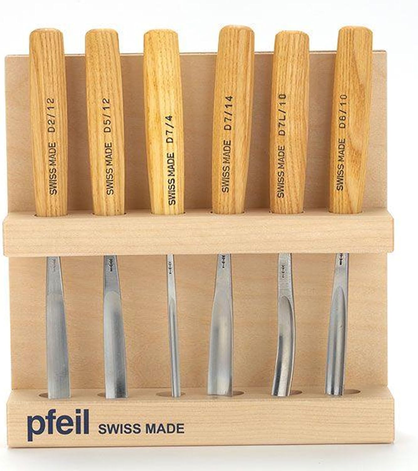 PFEIL "Swiss Made" Intermediate Size Carving Tools Set of 6