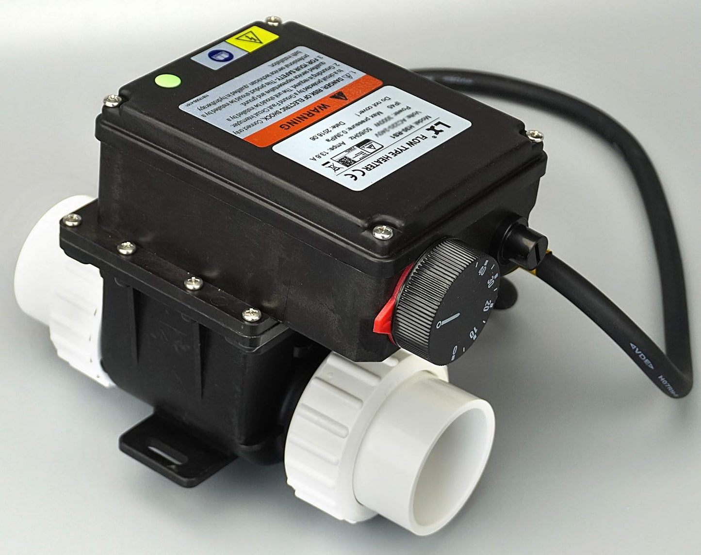 UCEDER Hot Tub LX H20-Rs1 Thermostat 110V 2kw with Adjustable Temperature Thermostat for Some hot tubs,Underground Small Pool &Bathtub(Suggest Connect 20A Adapter or Breaker