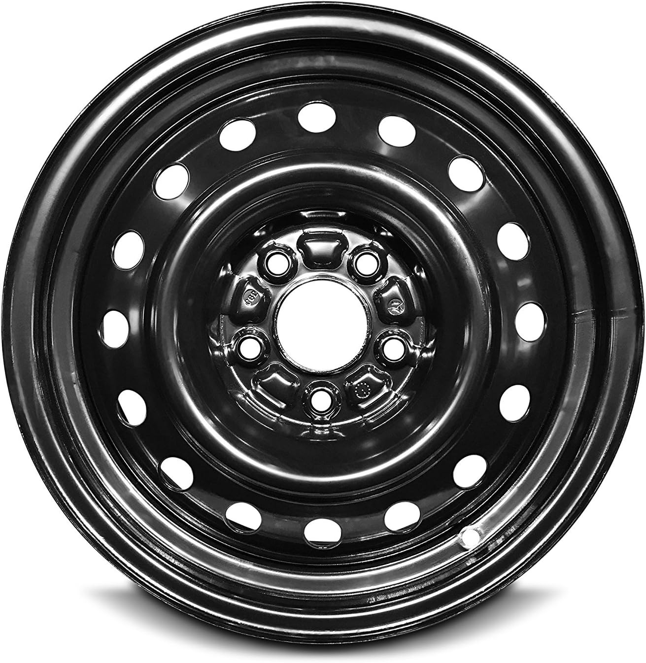 For 2008-2010 Dodge Avenger 16 Inch Painted Black Rim - OE Direct Replacement - Road Ready Car Wheel