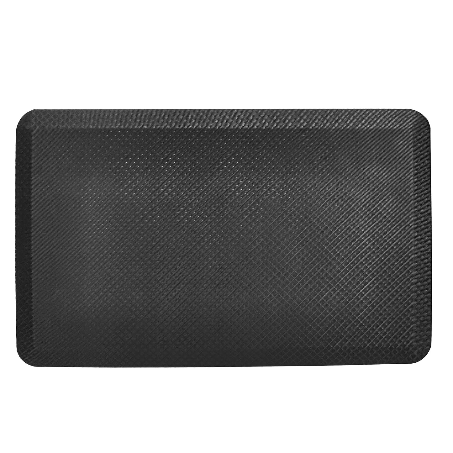 Amazon Basics 3/4" Rectangular Durable Anti-Fatigue Ergo Comfort Standing Mat, 32x20, Black (Previously AmazonCommercial brand)