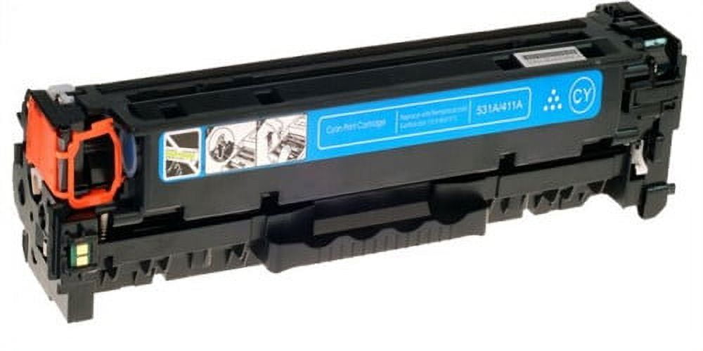 Compatible HP CF411X (410X) toner cartridge - high capacity cyan