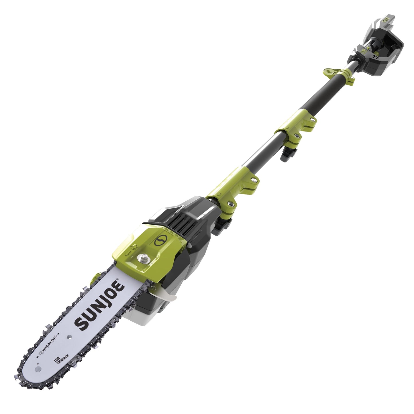Sun Joe iON100V-10PS-CT 100-Volt iONPRO Cordless Modular Pole Chain Saw, 10-Inch, Tool Only