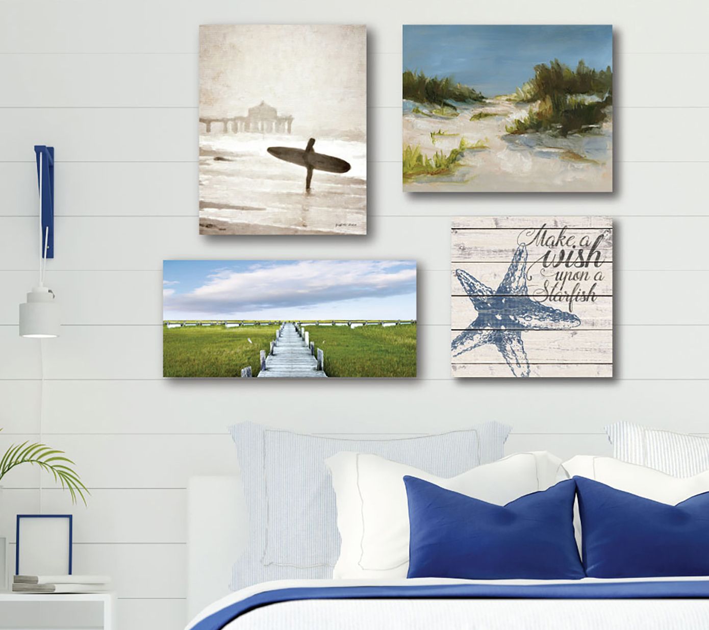 Courtside Market Surf 4 Piece Canvas Set
