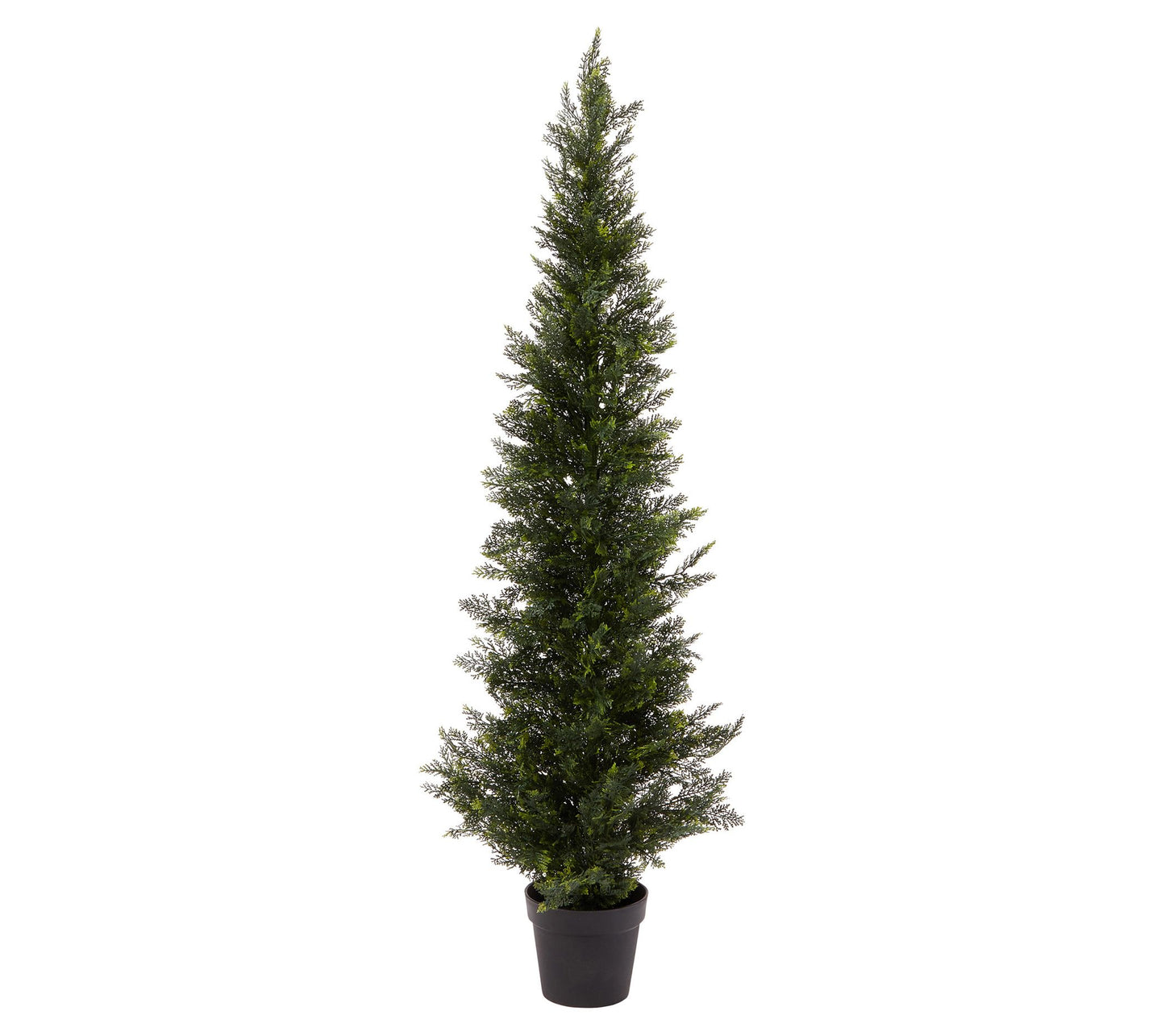 Nature Spring 5-Ft Faux Cedar Potted Topiary Tree