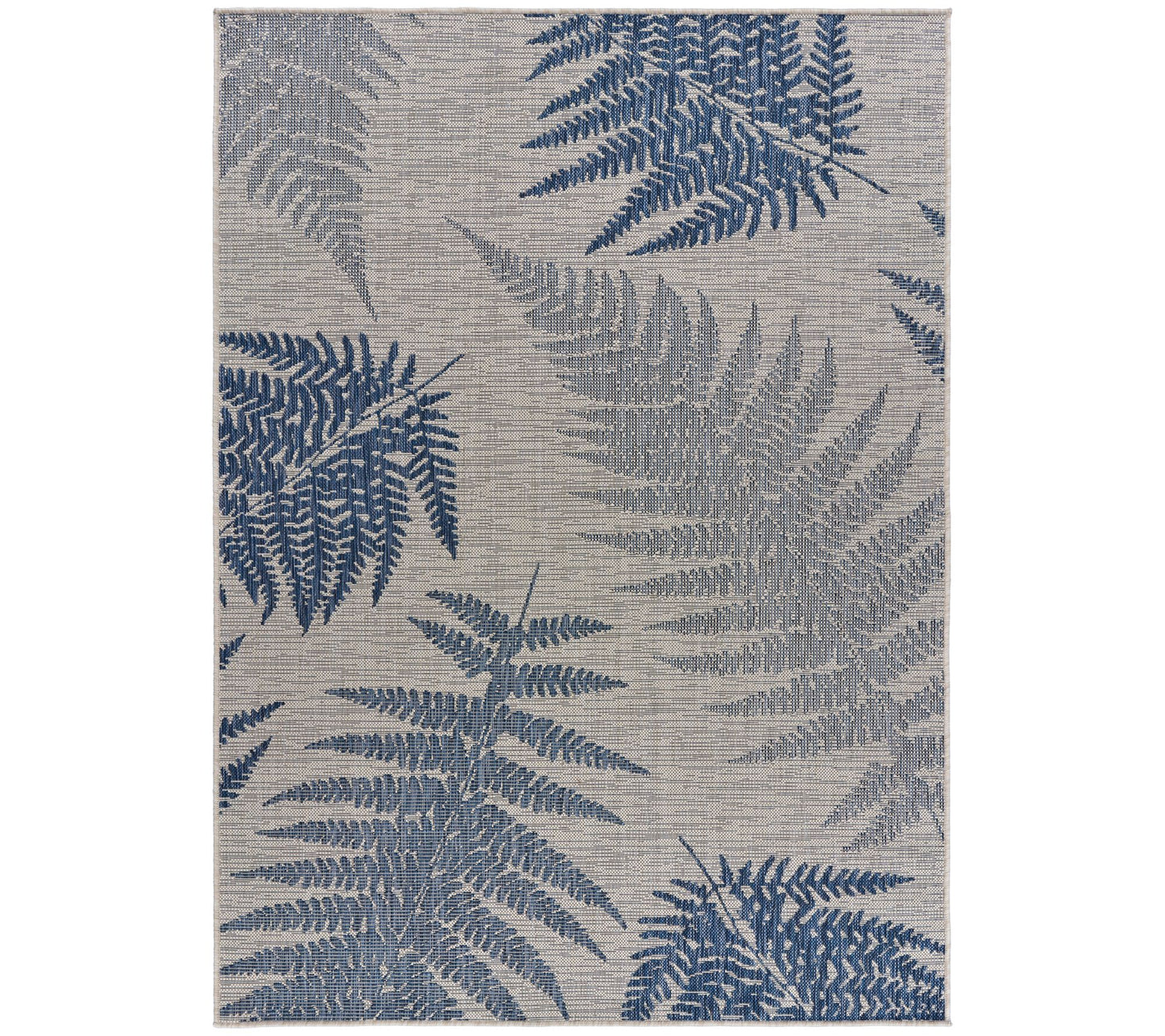 Ox Bay Navy Fallen Fern Indoor/Outdoor Rug 7'10" x 9'10"